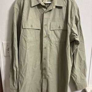 L.L. Bean Sage Green Men's Shirt large tall